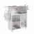 Cleffa Ironing Board With Cabinet - White