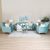 Harmony 3+1+1 Fabric Sofa Set - Sage