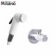 Milano Deluxe White Shattaf W/ Angle Valve