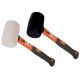 Milano Rubber Hammer Black 24Oz Fiber Handle