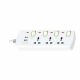 Milano Extension Chord 3W 3M 2Usb