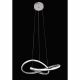 Ellie 8841 1-Light Aluminium Chandelier