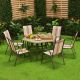 Carolina 6+1 Dining Set - Beige