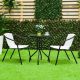 Breeze 2 + 1 Balcony Set - White