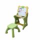 2 In 1 Kids Eisel Table & Stool - Green