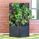 Metal Corner Rack With Planter72.5X46X124Cm