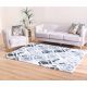 Plane Composition Artificial Animal Skin Fur Rug - 160x230 cm