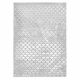Rugs Sr21 160X230 Rabbit Fur With Foil Design 1 Silver Mrd- 332A