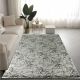 Rugs Sr21 160X230 Rabbit Fur With Foil Design 2 Silver Mr- 453