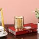 Luminara Jar Candle Fresh Linen- Gold