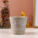 Citronella Scented Candle In Cement Pot