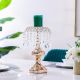Seletti Crystel Candle Holder Gold 20x20x33 Cm