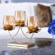 Arianna Votive Holder Lotus Stand Gold