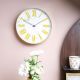 Stolpa Plastic Wall Clock With 6168 Step Movement White