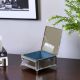 Caroline Cuboid Jewellery Box - Silver