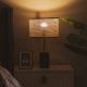 Jonathan Metal Table Lamp With Linen Fabric Shade