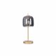 Jonathan Metal Table Lamp With Smoky Glass Shade