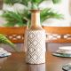 Liana Vase Gold And White