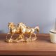 Lori Horse Pair Figurine Gold 30.8x11x16.8cm