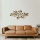 Alayna Dott Wall Decoration Gold & Brown 100.3x3.17x50.8CM