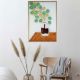 Alayna Eucalyptus Metal Wall Decoration Multi 50.2X3.8X74.3CM