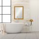 Petite Classic Rectangular Mirror Gold 77X108X2.2CM