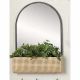 Alayna Wall Mirror With Flower Pot Stand