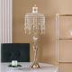 Seletti Crystal Candle Holder Gold 27x27x75cm 61176