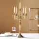 Decimus Candle Holder Abra Gold 30X30X68Cm Vdal-73