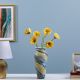 Rejoice Yellow Gerbera Daisy Artificial Flower H61CM L21907/YL