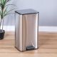 Falcon 30L Stainless Steel Pedal Bin,Soft Close,Stainless Steel Matte Finish 32.5 X 31.8 X 61.9 CM SK19007B-002