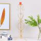 Arianna Classical Pillar Candle Holder 21.25X21.5X46.25 Cm - Gold