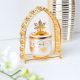 Aleeza Framed Incense Burner Gold,White 14X8X19CM