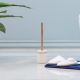 Cara Toilet Brush With Holder White, Rose Gold