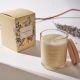 Amara scented candle w/wood lid Honeysuckle Galbanum- 198 g