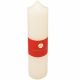 Grace Pillar Candle White 5X25Cm (I012880)