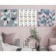 Lorena Geometrical Canvas Set of 3 -40x40x2cm M0707-1
