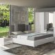 Toronto 180X200 King Bed Set - Glossy White
