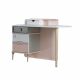 Elegant Study Desk - Grey / Pink