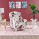 Linda One Seater Fabric Sofa - Floral