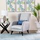Veronica One Seater Fabric Sofa - Grey