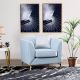 Zadie 1 Seater Fabric Sofa-Sage / Golden