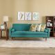 Jolene Fabric Sofabed - Turquoise