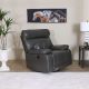 V2 Dimas 1-Seater Swivel Glider Leather Recliner