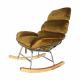 Umbrion Fabric Accent Chair-Turmeric