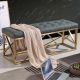 Alira Bench - Pastel Green / Golden