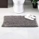 Chiara Micro Chenille Polyester Loop Woven Rug Grey 50X80 Cm Str-5501-B