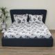 Marble Roses S/2 King Fitted Sheet Sets Pink / Green