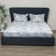 Marble Marbel Tale S/2 King Fitted Sheet Sets Teal / Grey