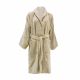 Shawl Collar Medium Bathrobe Beige